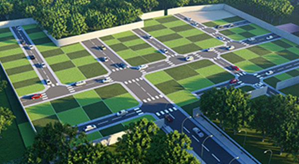 Aero City Ariel View